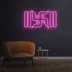 Swastik Shubh Labh Led Neon Lights Sign