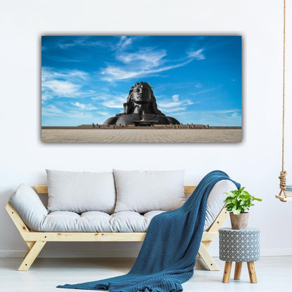 Lord Shiva Painting Canvas wall Frame for Living Room Wall Decoration 