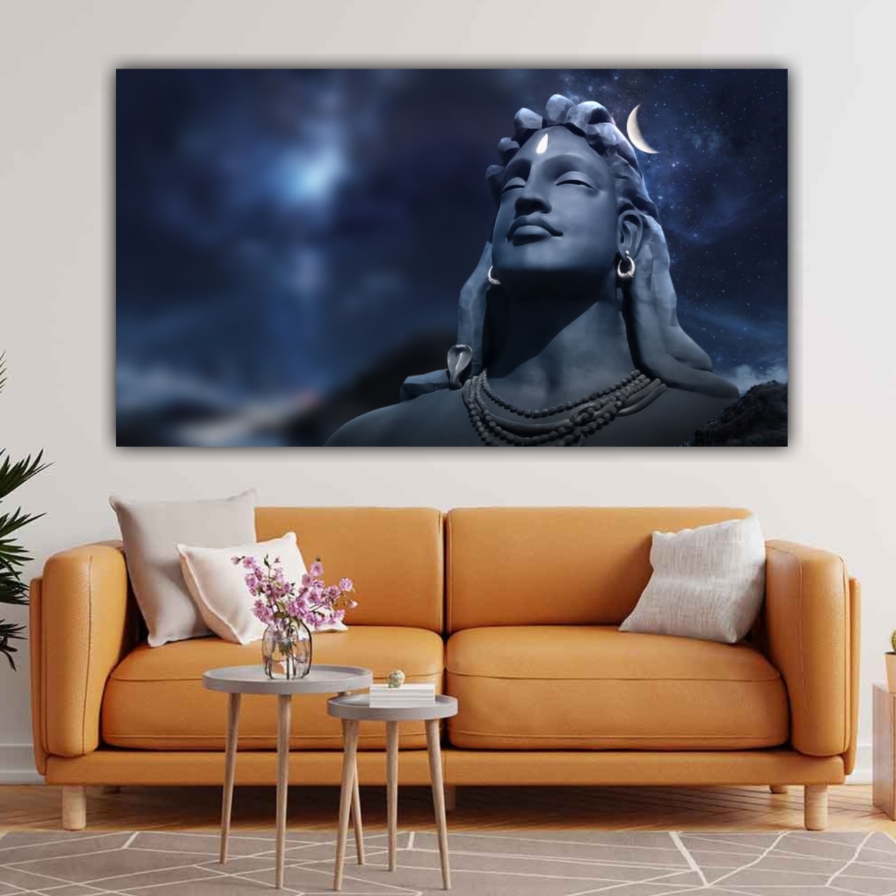 Lord Shiva Painting Canvas wall Frame | Canvas Painting