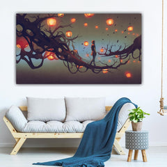 Canvas Painting Beautiful Landscape Wall Painting Frame for Living Room Wall Decoration | Office Wall Decor Frames