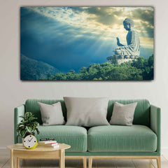 Lord Buddha Painting for Living Room Wall Decor
