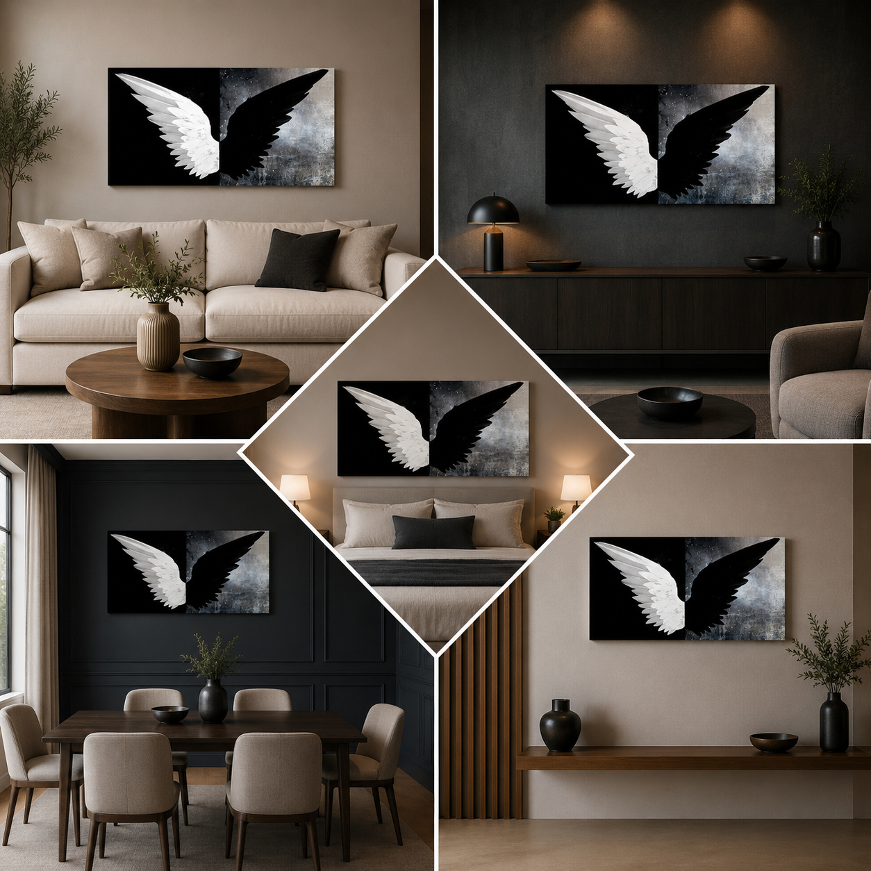 Canvas Painting Wall Art Frame for Wall Decor