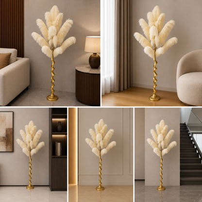 Long White Ostrich – Feathers for Living Room Wedding Decor 165 cm