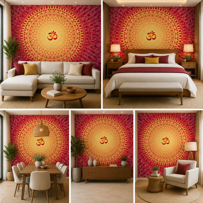 OM HD Self Adhesive Wallpaper for Home