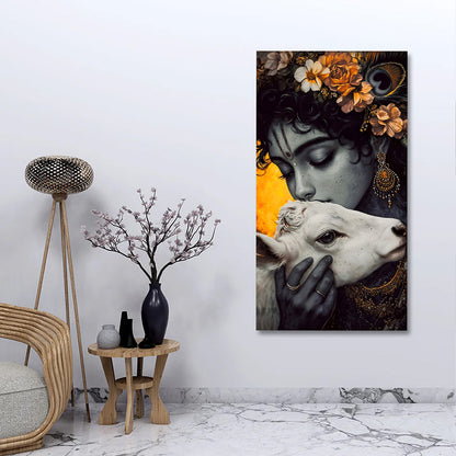 Lord Krishna Painting | Canvas Painting Frame