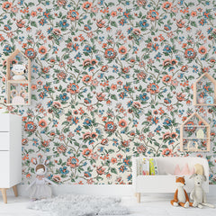 Beautiful Floral Artful Wallpaper for Living Room, Bedroom, Office Walls Decor Wallpaper | Just Peel and Stick Self Adhesive Wallpaper
