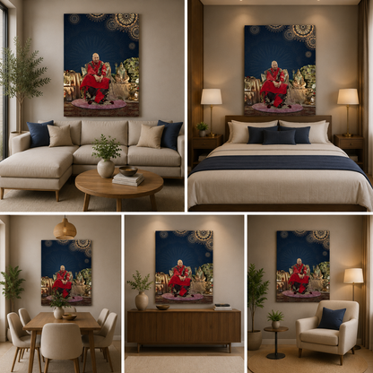 Guru ji Swaroop Photo Frame for Wall Decor