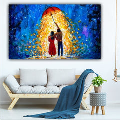 Abstract Canvas Painting A Couples Together Wall Frame for Living Room Wall Decoration