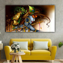 The Seven Colours Lord Krishna Wall Painting Frame For Living Room Wall Decor