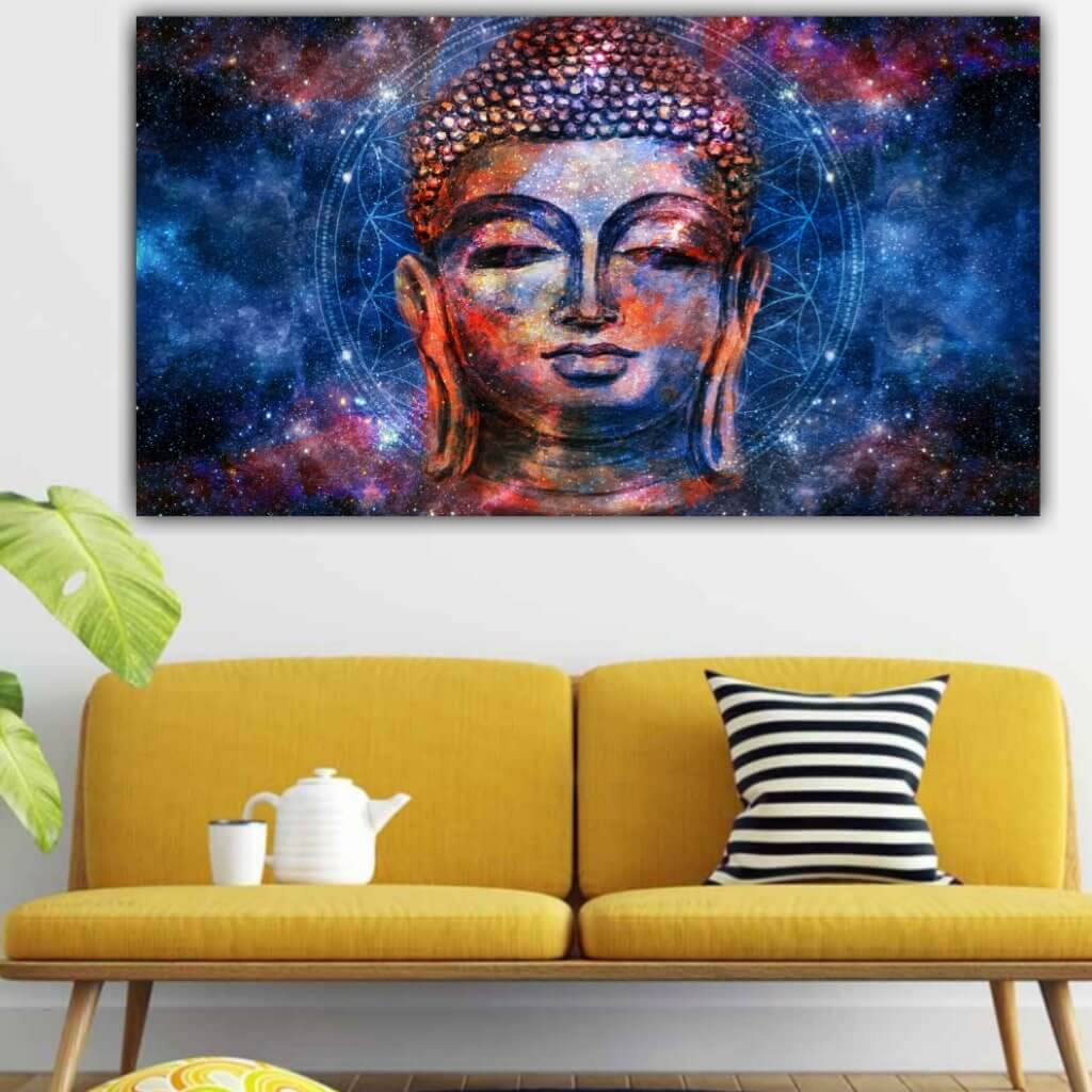 Meditating Lord Buddha Painting For Wall Decor