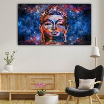 Meditating Lord Buddha Painting For Wall Decor