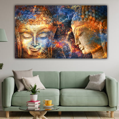 Meditating Lord Buddha Painting for Living Room