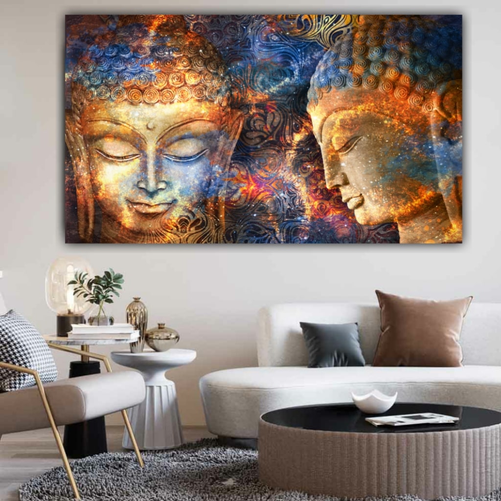 Meditating Lord Buddha Painting for Living Room