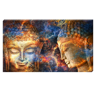 Beautiful Lord Buddha Painting Canvas with Frame for Living Room 