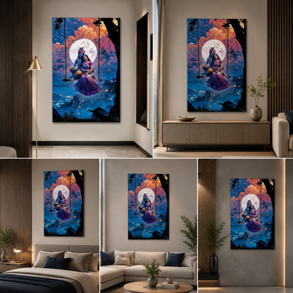 Radha Krishna Painting | Canvas Painting Frame