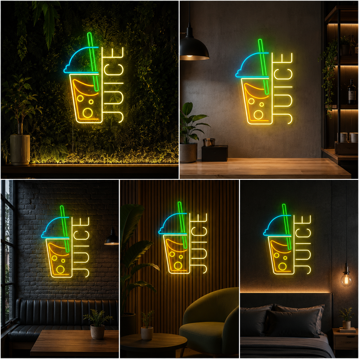 Bubble Tea LED Neon Sign | Custom Boba Tea Shop Wall Light for Café, Juice Bar & Beverage Store Decor