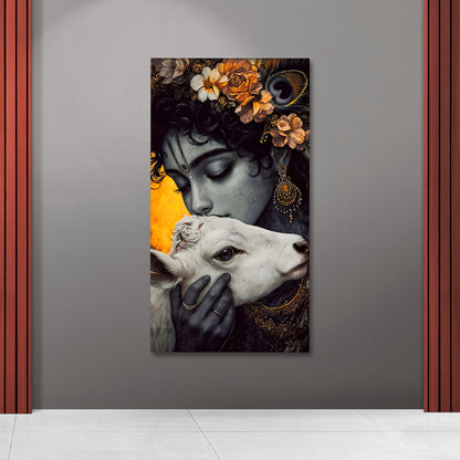 Lord Krishna Painting | Canvas Painting Frame