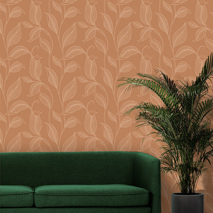 Floral Art Wallpaper for Living Room Self- Adhesive