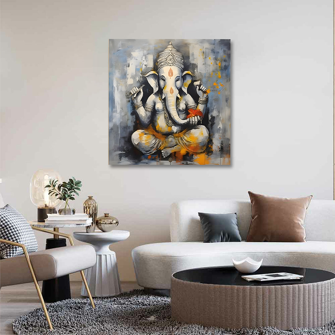 Radha Krishna Modern Artistic Face Canvas Painting Frame Wall Decor for Living Room (Copy)