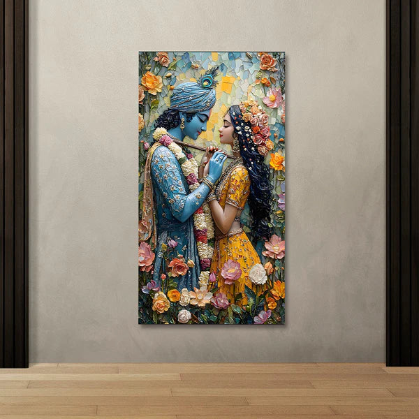 Radha Krishna Painting | Canvas Painting Frame