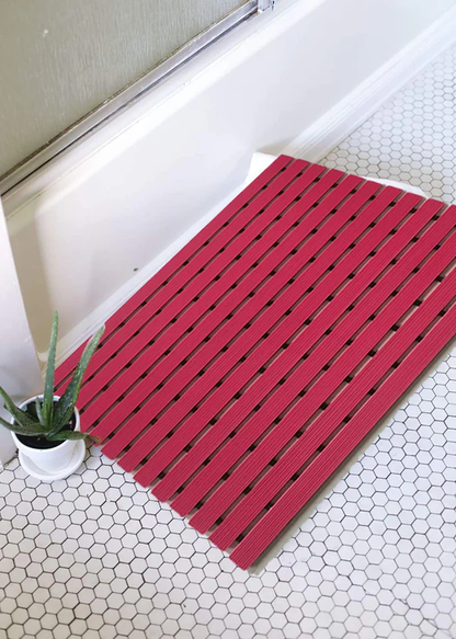 Effortless Shower  – Non-Slip PVC Silicone Bath Mat (46cm x 61cm)