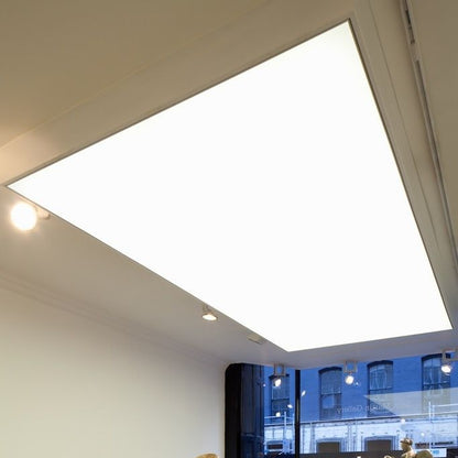LED Fabric Light Panel | Curved Backlit Ceiling Light for Modern Interiors