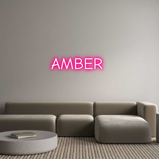 Custom Neon: AMBER