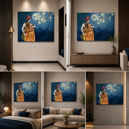 Radha Krishna Painting | Canvas Painting Frame