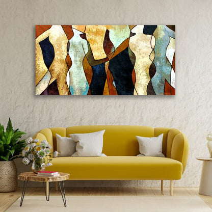 Abstract Canvas Painting A Beautiful Wall Frame for Living Room Wall Decoration