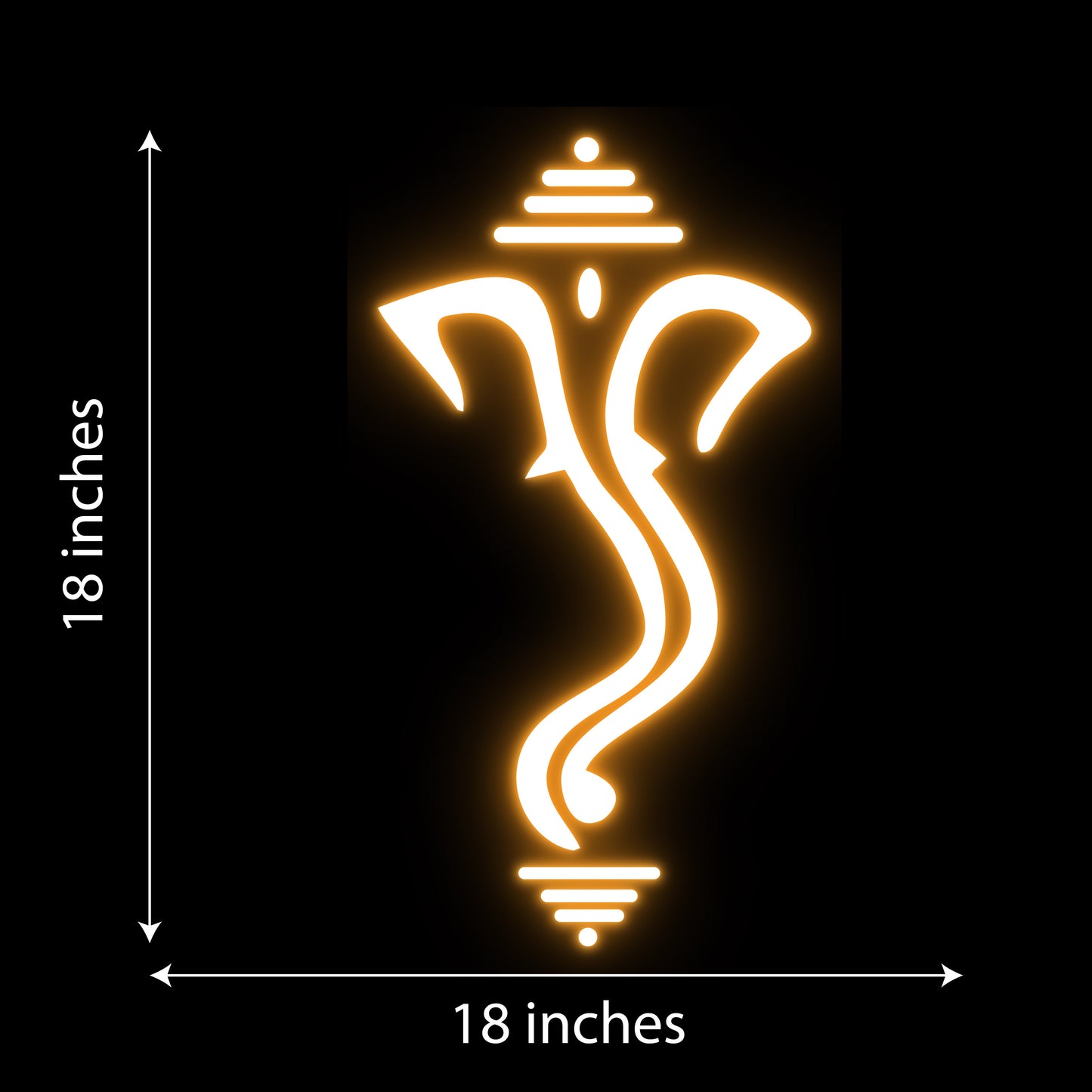  Beautiful Lord Ganesha Wall Decor Led Neon Light | LED Neon Lights