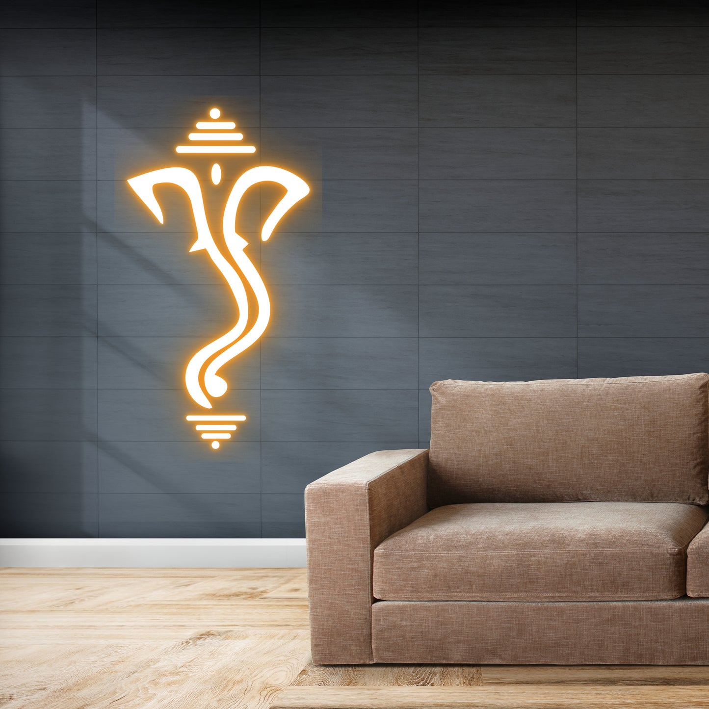  Beautiful Lord Ganesha Wall Decor Led Neon Light | LED Neon Lights