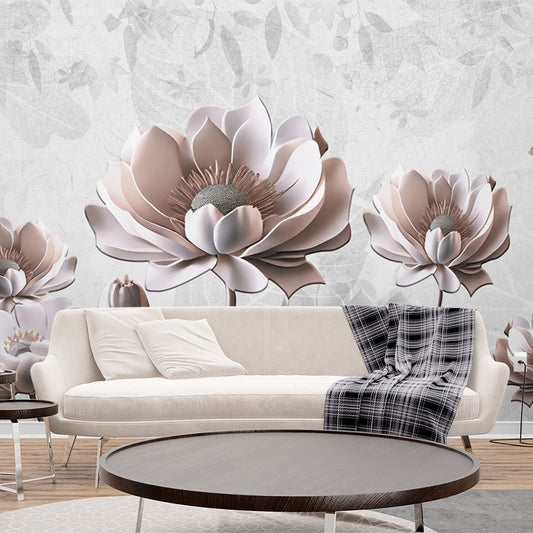 3D Big Flower Wallpaper Self Adhesive Mural Wallpaper | Customized Wallpaper