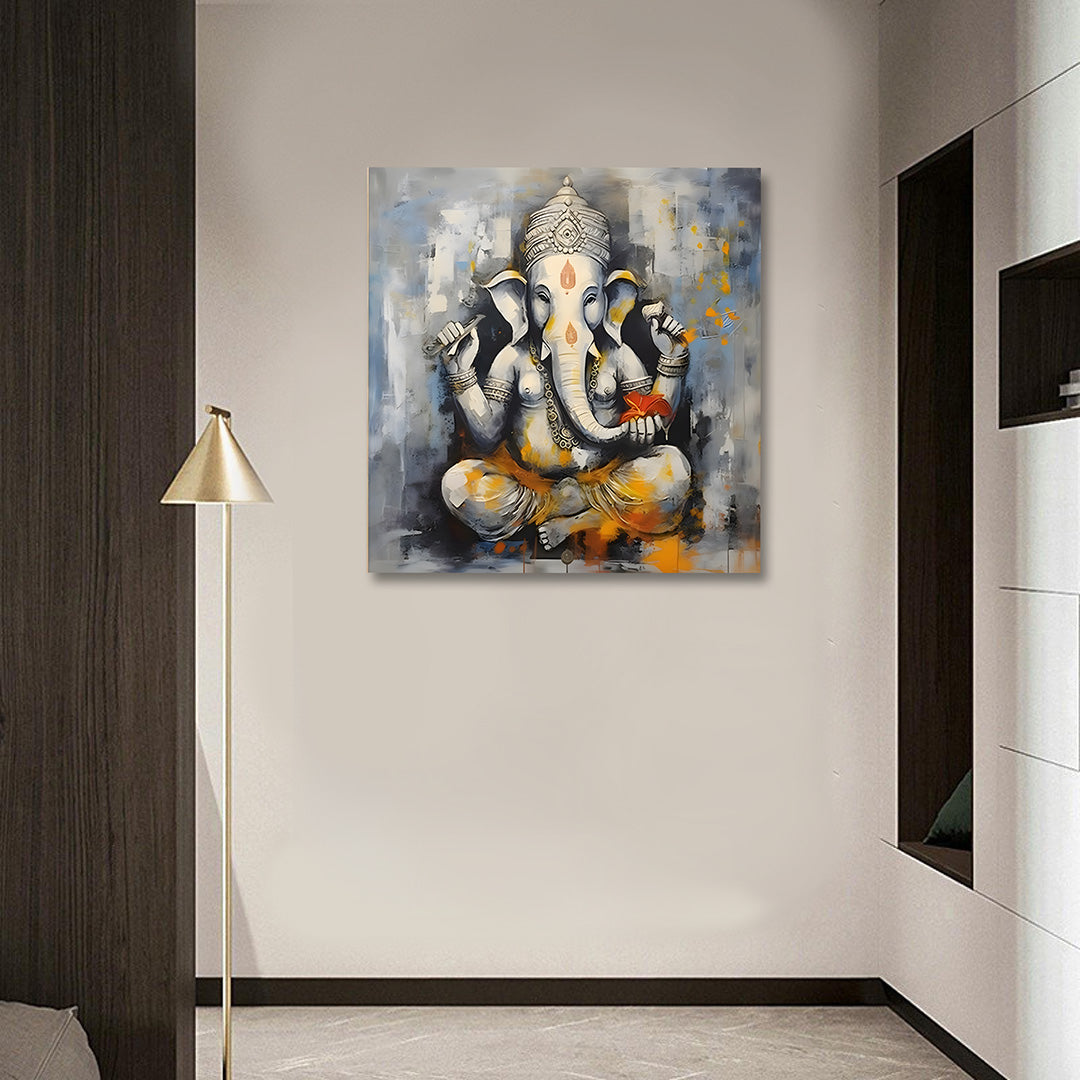 Radha Krishna Modern Artistic Face Canvas Painting Frame Wall Decor for Living Room (Copy)