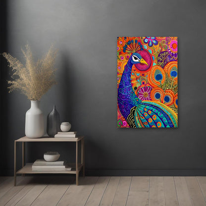 Sun Face Traditional Indian Canvas Wall Art | Ethnic Folk Sun Painting for Home Decor & Living Room (Copy)