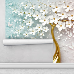 Luxury Wallpaper for Living Room, A Diamond Tree Self Adhesive Wallpapers, just Peel and Stick Wallpapers for Bedroom, Office Walls | Hassle Free Installation