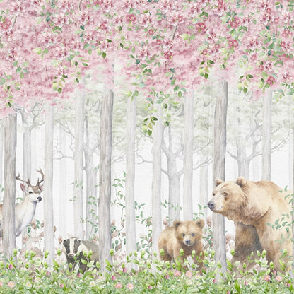 Premium Forest Landscape Wallpaper for Kids Rooms