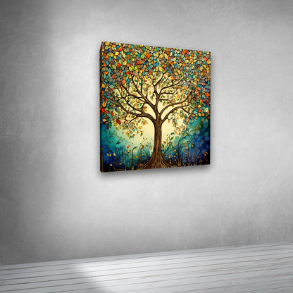 Canvas Painting Frame An Autumn Tree Landscape Modern Wall Art for Wall Decor | Canvas Painting Frame