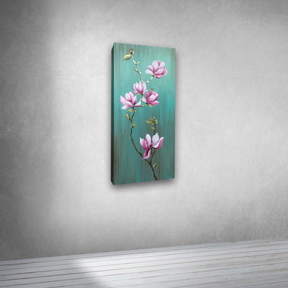 Abstract Floral Canvas Painting Flower Wall Art Frame for Wall Decor | Abstract Wall Art Big Large Size Canvas Painting Frame