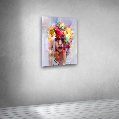 Canvas Painting Frame Abstract Wall Art for Wall Decor A Beautiful Lady | Canvas Painting Frame