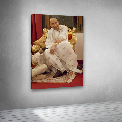 Guruji Swaroop Canvas Wall Frame for Living Room | Spiritual Painting Decor