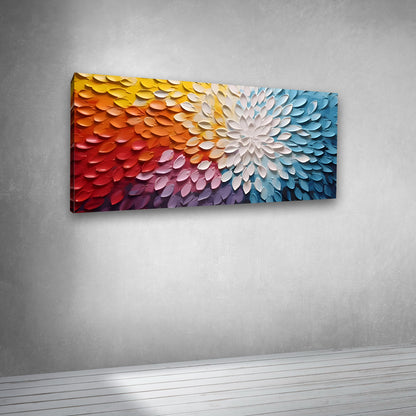 Canvas Painting Frame Floral Design Abstract Modern Wall Art Frame for Wall Decor | Canvas Painting Frame