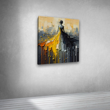 Canvas Painting Frame A Beautiful Women Abstract Modern Wall Art Frame for Wall Decor | Canvas Painting Frame