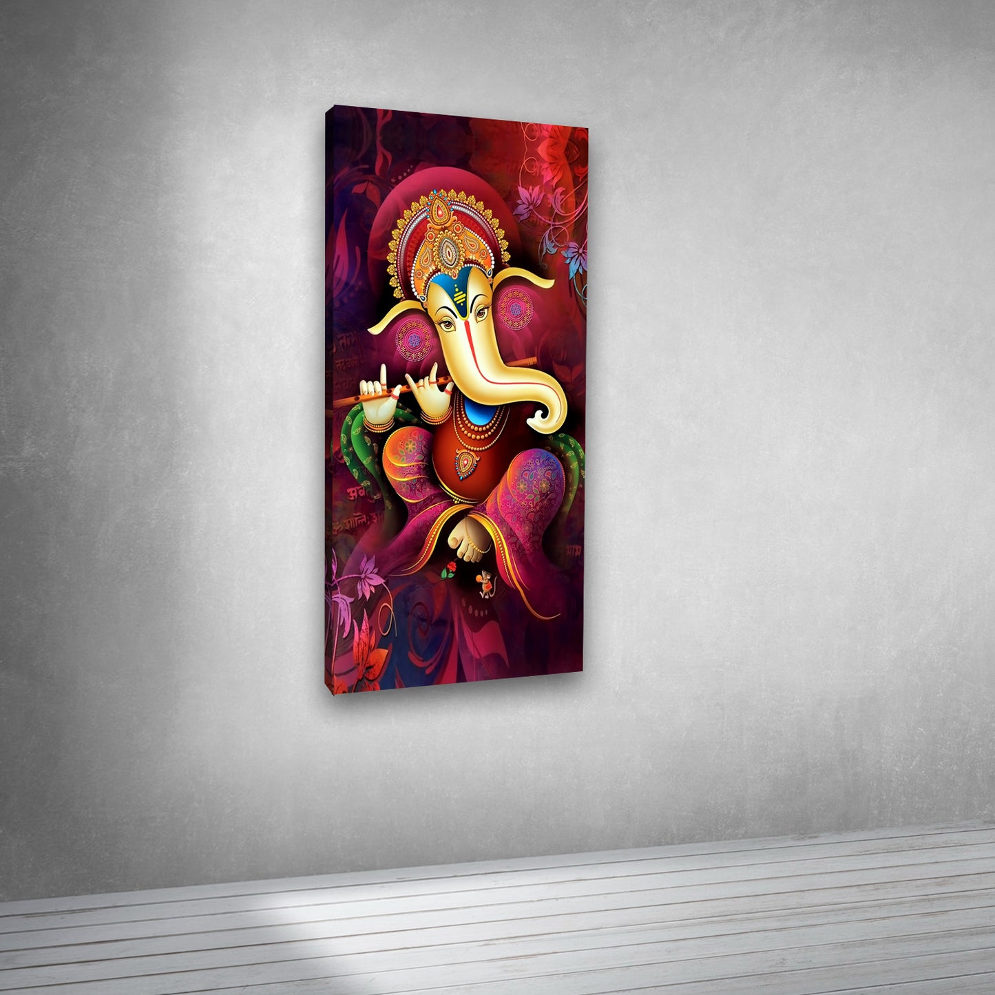 Lord Buddha Canvas Painting Wall Frame | Meditating Lord Buddha Big Large Size Canvas Painting Wall Frame