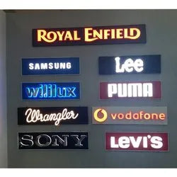 LED Halo Lit Channel Letter Sign 3D Backlit Letter Signage for Premium Wall Branding and Office Decor
