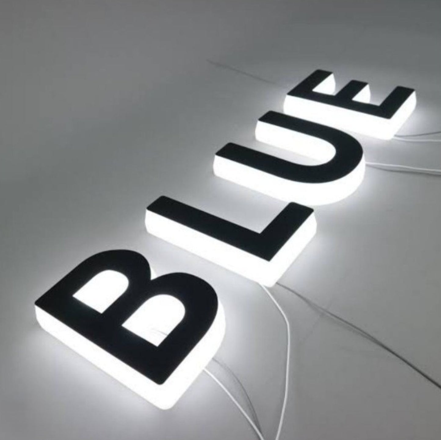 LED Acrylic Channel Letter Sign 3D Illuminated Shop Front Signage for Retail Store Branding and Outdoor Display
