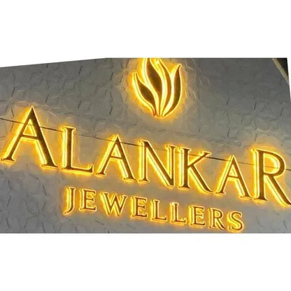 Gold Stainless Steel 3D Letter Sign Brushed Finish Metal Letter Signage for Premium Office and Store Branding
