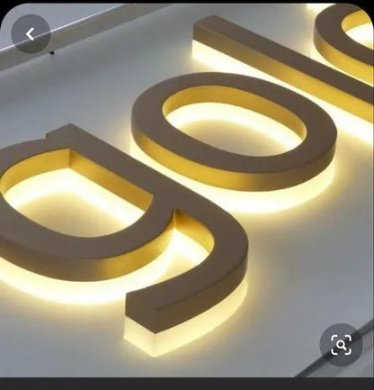 Custom LED Brand Logo Signage Wall Display Illuminated 3D Letter Signs for Retail Store and Showroom Branding