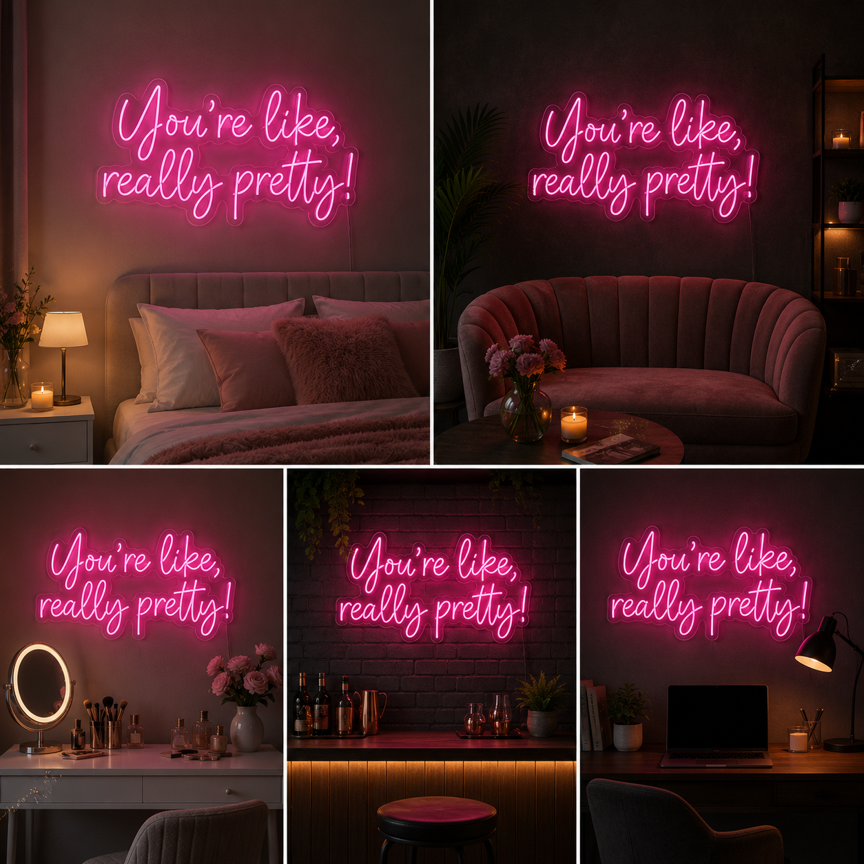 You Are Like Really Pretty Led Neon Sign Wall Decor