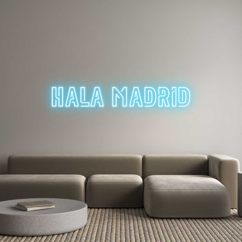 Custom Neon: Hala Madrid