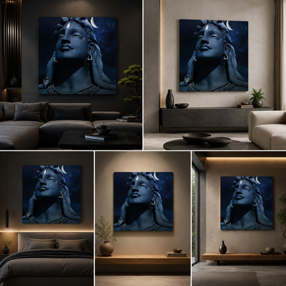 Shiva Shankara Painting Frame for Living Room Wall Decor